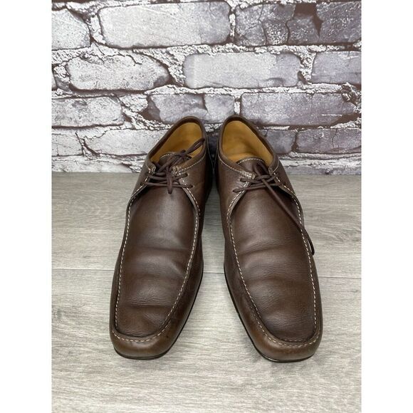 J.M. WESTON Brown Leather 629 CHUKKA Dress Shoes Men’s Sz 10.5D UK/11M US France main image 7